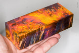 Stabilized box elder burl wood block
