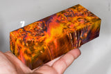 Stabilized box elder burl wood block