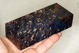 Stabilized box elder burl wood block