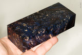 Stabilized box elder burl wood block