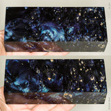 Stabilized box elder burl wood block