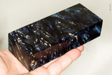 Stabilized box elder burl wood block