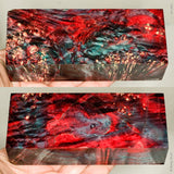 Stabilized box elder burl wood block