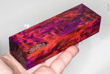 Stabilized masur karelian birch wood block
