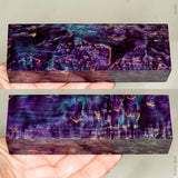 Stabilized masur karelian birch wood block