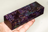 Stabilized masur karelian birch wood block