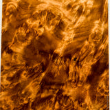 Stabilized wood golden amboyna burl block