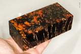 Large stabilized box elder burl wood block