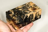 Large stabilized box elder burl wood block