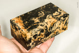 Large stabilized box elder burl wood block