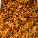 Stabilized wood golden amboyna burl block