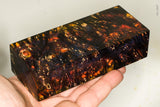 Stabilized box elder burl wood block