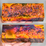 Stabilized box elder burl wood block
