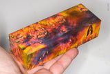 Stabilized box elder burl wood block