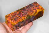Stabilized box elder burl wood block