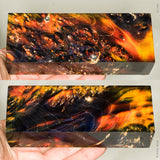 Stabilized box elder burl wood block