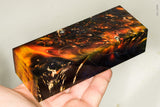 Stabilized box elder burl wood block
