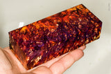 Stabilized box elder burl wood block