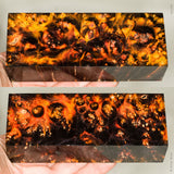 Stabilized box elder burl wood block