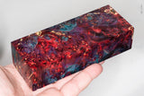 Stabilized box elder burl wood block