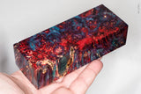 Stabilized box elder burl wood block