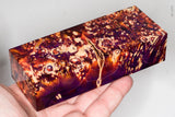 Stabilized box elder burl wood block