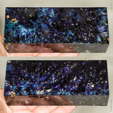 Stabilized box elder burl wood block