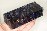 Stabilized box elder burl wood block