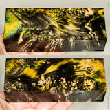 Stabilized box elder burl wood block