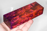 Stabilized masur karelian birch wood block