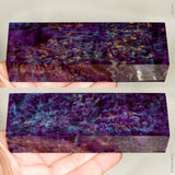 Stabilized masur karelian birch wood block