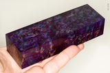 Stabilized masur karelian birch wood block