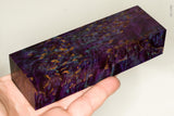Stabilized masur karelian birch wood block