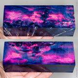 Stabilized box elder burl wood block