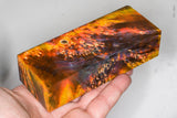 Stabilized box elder burl wood block