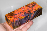 Stabilized box elder burl wood block