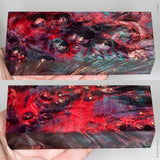 Stabilized box elder burl wood block