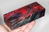 Stabilized box elder burl wood block