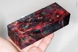 Stabilized box elder burl wood block