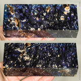 Stabilized box elder burl wood block