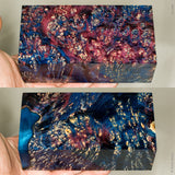 Large stabilized box elder burl wood block