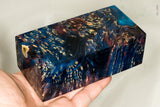 Large stabilized box elder burl wood block