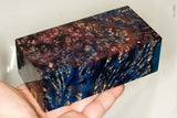 Large stabilized box elder burl wood block