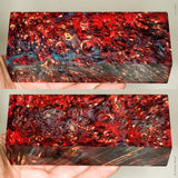 Stabilized box elder burl wood block