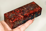 Stabilized box elder burl wood block
