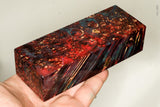 Stabilized box elder burl wood block