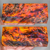 Stabilized box elder burl wood block
