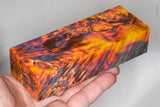 Stabilized box elder burl wood block
