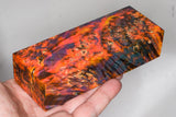 Stabilized box elder burl wood block