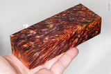 Stabilized box elder burl wood block